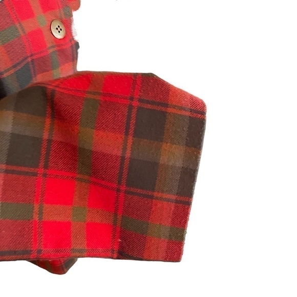 VINTAGE Bantry Bay Petite Green/Red Plaid Cropped Jacket Size Large - Picture 4 of 10